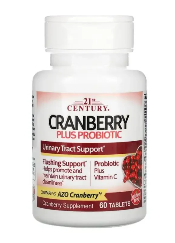 ภาพสินค้า21st century Cranberry plus Probiotics 60 tablets แครนเบอรี่ผสมโปรไบโอติค จากร้าน All about anti-aging บน Lazada ภาพที่ 3