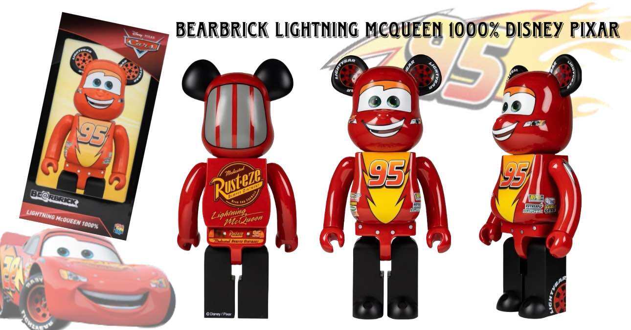 Bearbrick Lightning McQueen 1000% : Disney PIXAR | Lazada.co.th