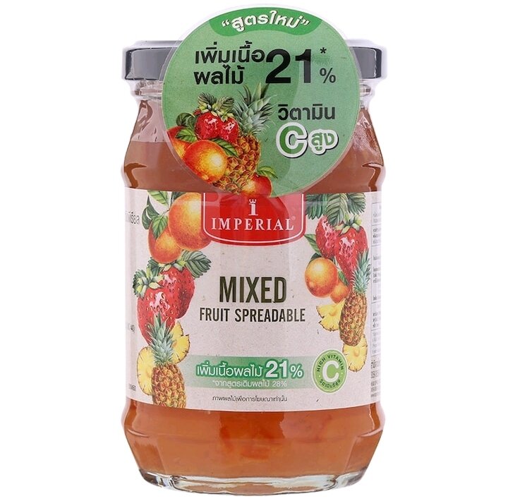 อิมพีเรียล แยมผลไม้รวม เพิ่มเนื้อผลไม้21 Imperial Mixed Fruit