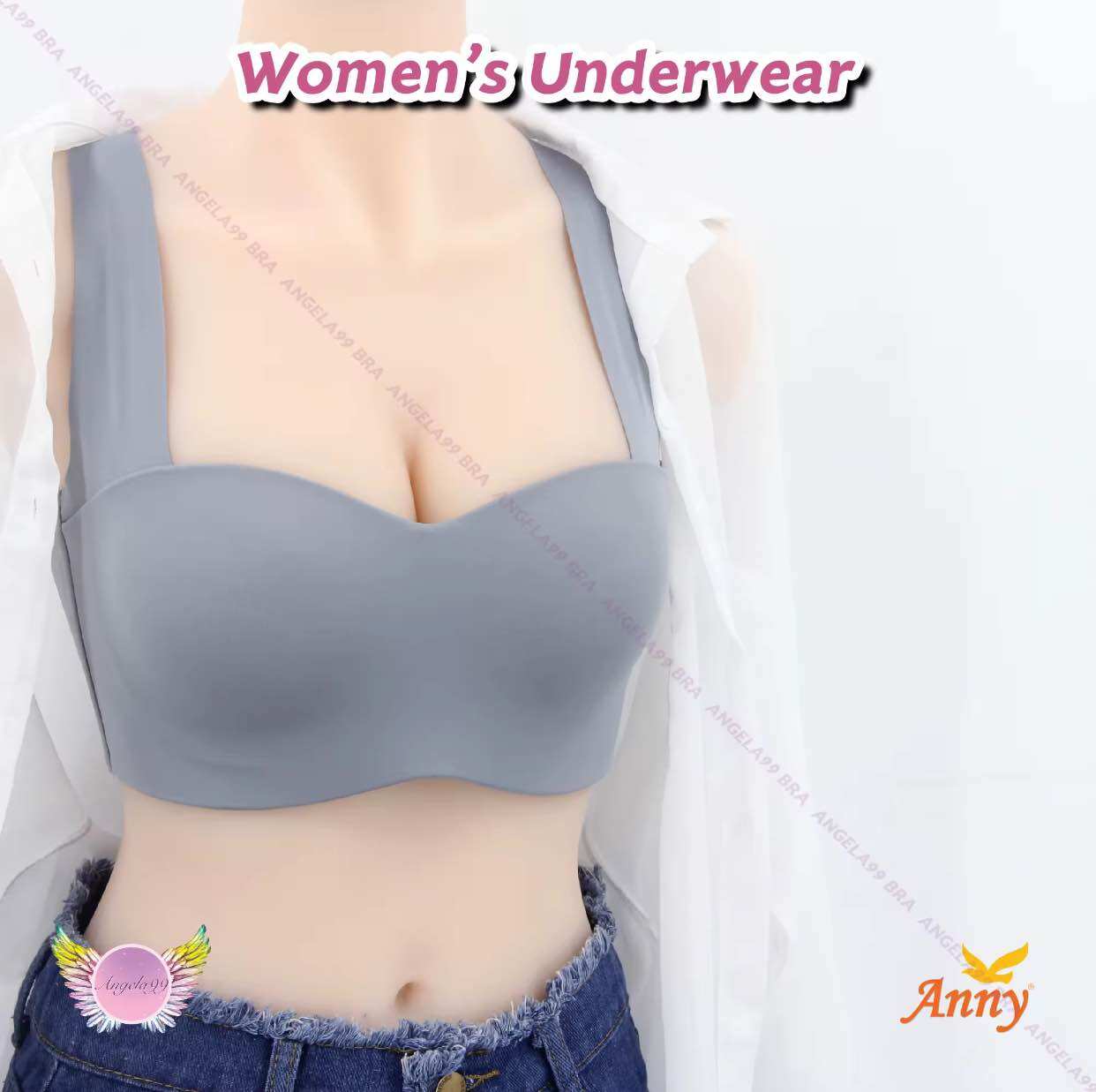 ชุดชั้นใน Anny รุ่นw9596 เสื้อในมีโครง ใส่เต็มทรง กระชับเก็บข้างดี จัดทรงกลมสวย ผ้าไรขอบ สายบ่าใหญ่ ใส่สบาย - ยี่ห้อ ANNY ราคา 84 บาท*ส่งฟรี