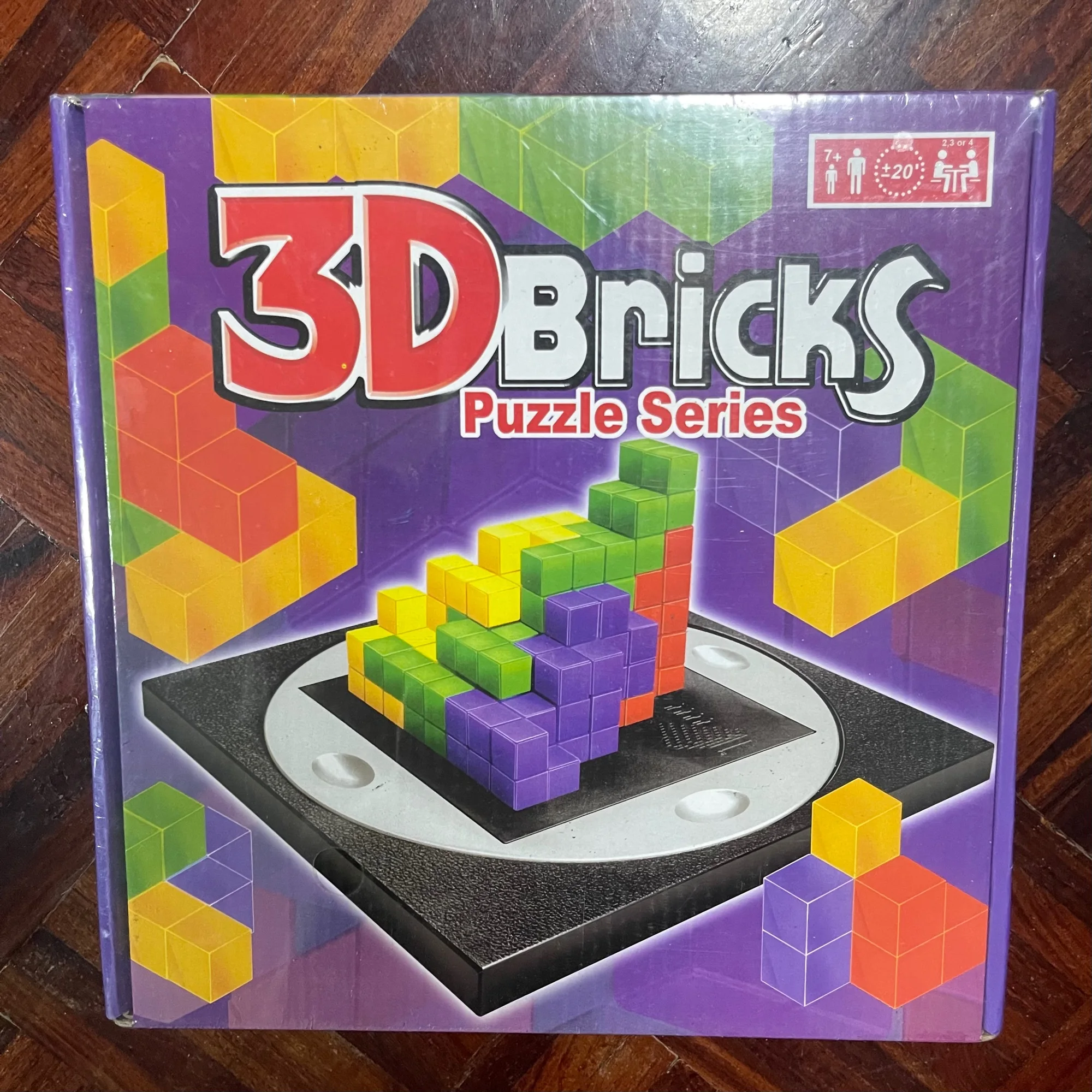 3d brick puzzle series เกมส์เรียง brick 3 มิติ ถาดหมุนได้แข่งขัน 2-4คน