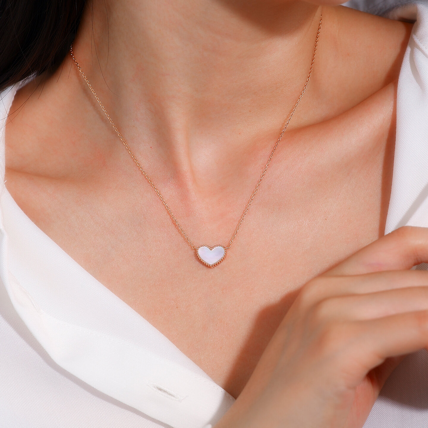 [HANJIU | Gift Heart-shaped Luxury Small Design High-end Red Carnelian Necklace Rose Gold,HANJIU | Gift Heart-shaped Luxury Small Design High-end Red Carnelian Necklace Rose Gold,] ราคา 2,809 บาท*ส่งฟรี
