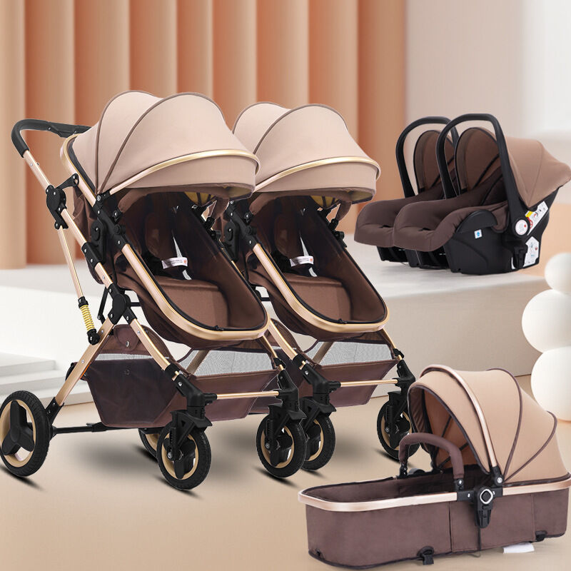 WEIJIA | Convertible Twin Stroller High View 4-in-1 Sit-Lie Down Lightweight ราคา 14,992 บาท*ส่งฟรี
