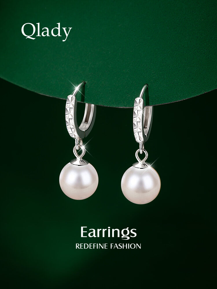 [QLADY | Pearl Earrings Silver Ear Studs,QLADY | Pearl Earrings Silver Ear Studs,] ราคา 1,529 บาท*ส่งฟรี