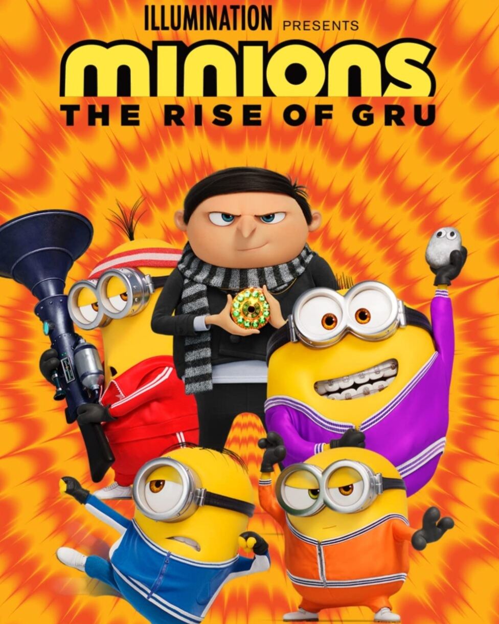 DVD มินเนี่ยน ภาค 2 Minions 2 The Rise of Gru 2022 หนังการ์ตูน (ดู