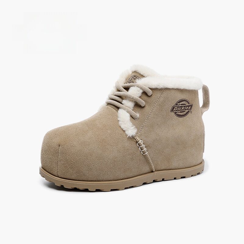 Dickies | New Winter Retro Warm Insulated Ankle Boots with Thick Heel ราคา 3,727 บาท*ส่งฟรี