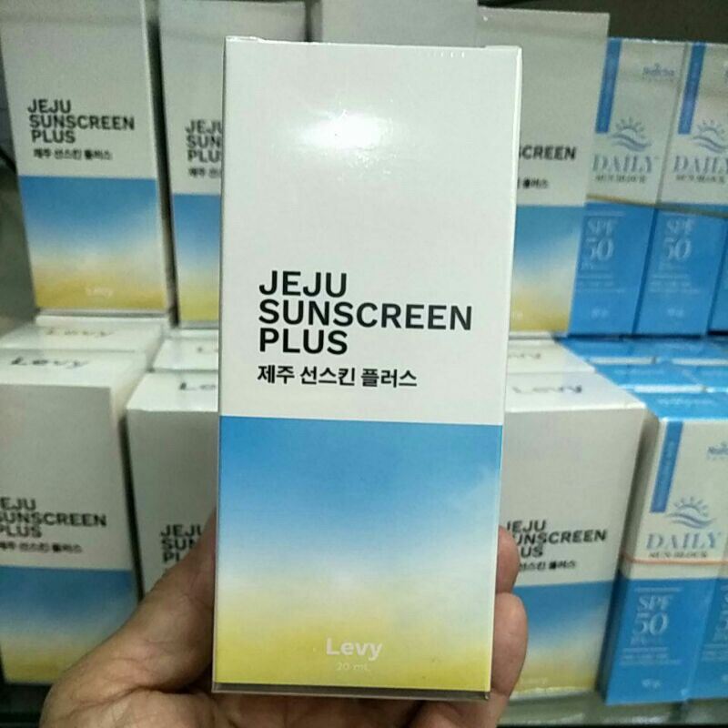 Levy Jeju Sunscreen Plus SPF 50 PA+++ 20ml. Lazada.co.th