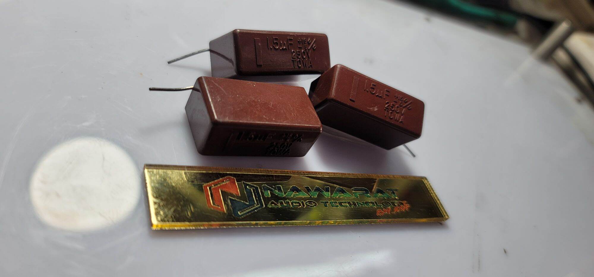 C 1.5Uf 250v _fujitsu towa capacitors made in japan (1pcs)ราคาต่อ1ชิ้น