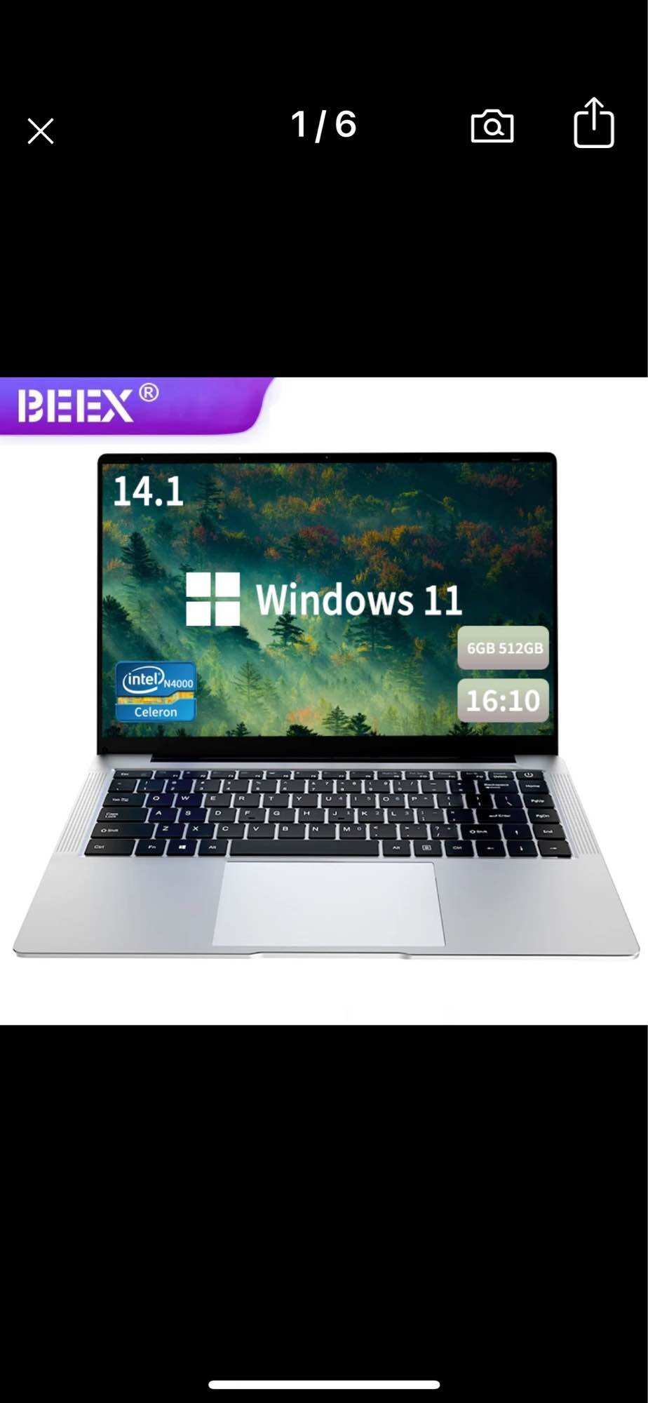 Gaming note book Beex ราคา 7,819 บาท*ส่งฟรี