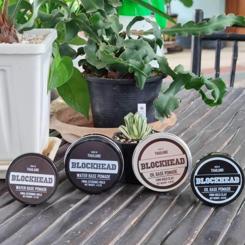 Blockhead Pomade สูตร water based กระปุกเล็ก 2.2 oz Blockhead Pomade