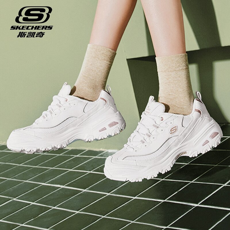 Skechers | Platform Sneakers Women Dad Shoes Thick Sole ราคา 3,732 บาท*ส่งฟรี