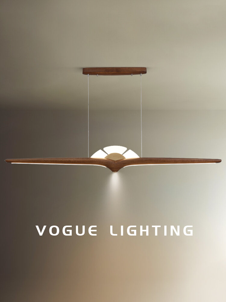 VOGUE | North American Black Walnut New Chinese Style Hanging Lamp ราคา 7,046 บาท*ส่งฟรี