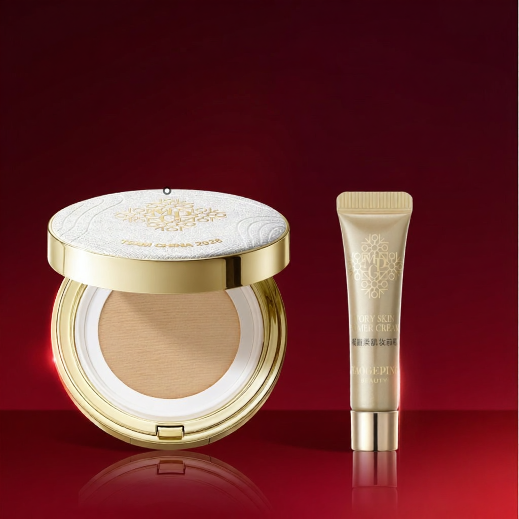 MAOGEPING |Cushion foundation, liquid foundation, pressed powder, blush, and eyeshadow palette ราคา 2,151 บาท*ส่งฟรี