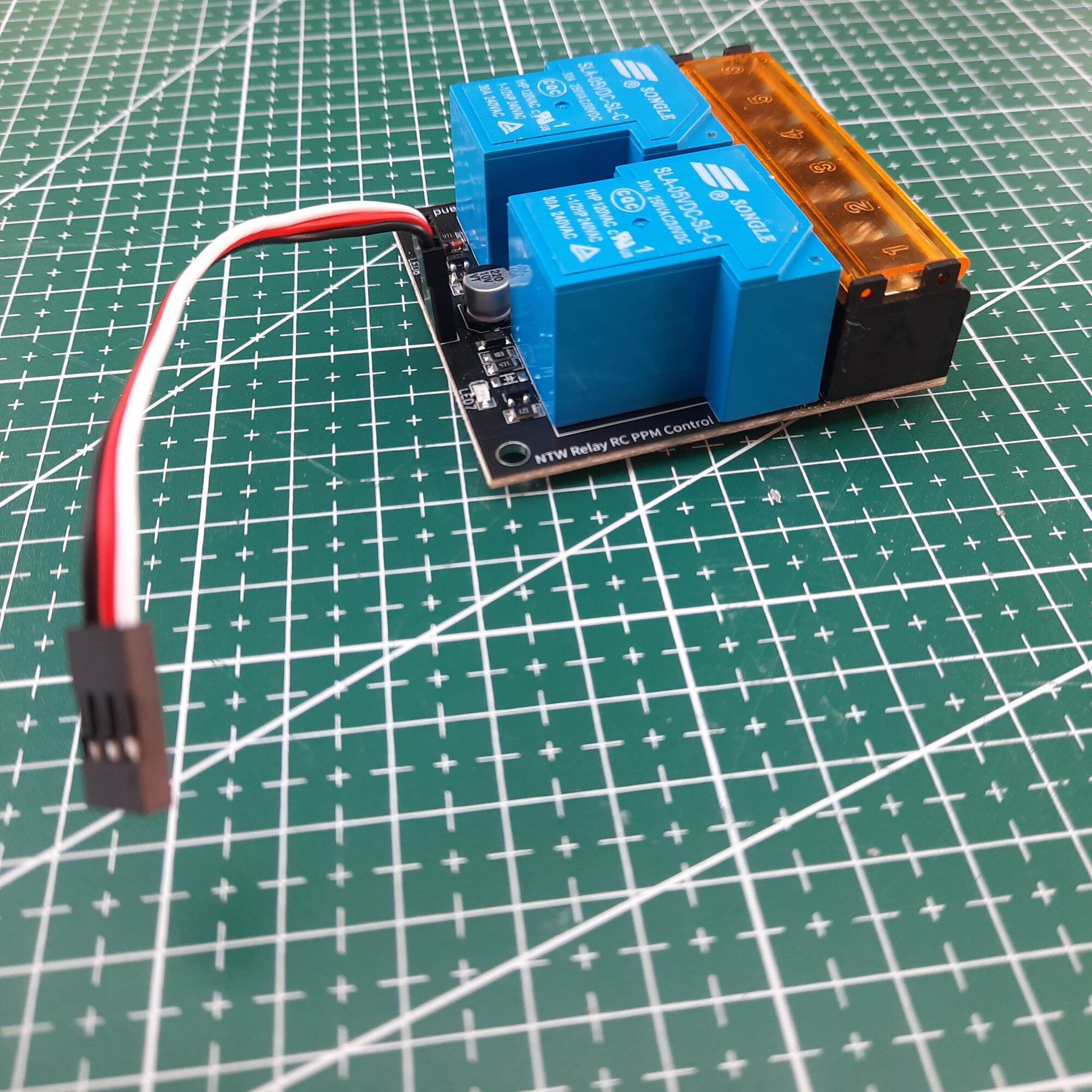 (รุ่นล่าสุด) SWRC30A2R RC Relay Switch 30A 2Relay รีเลย์สำหรับรีโมท RC