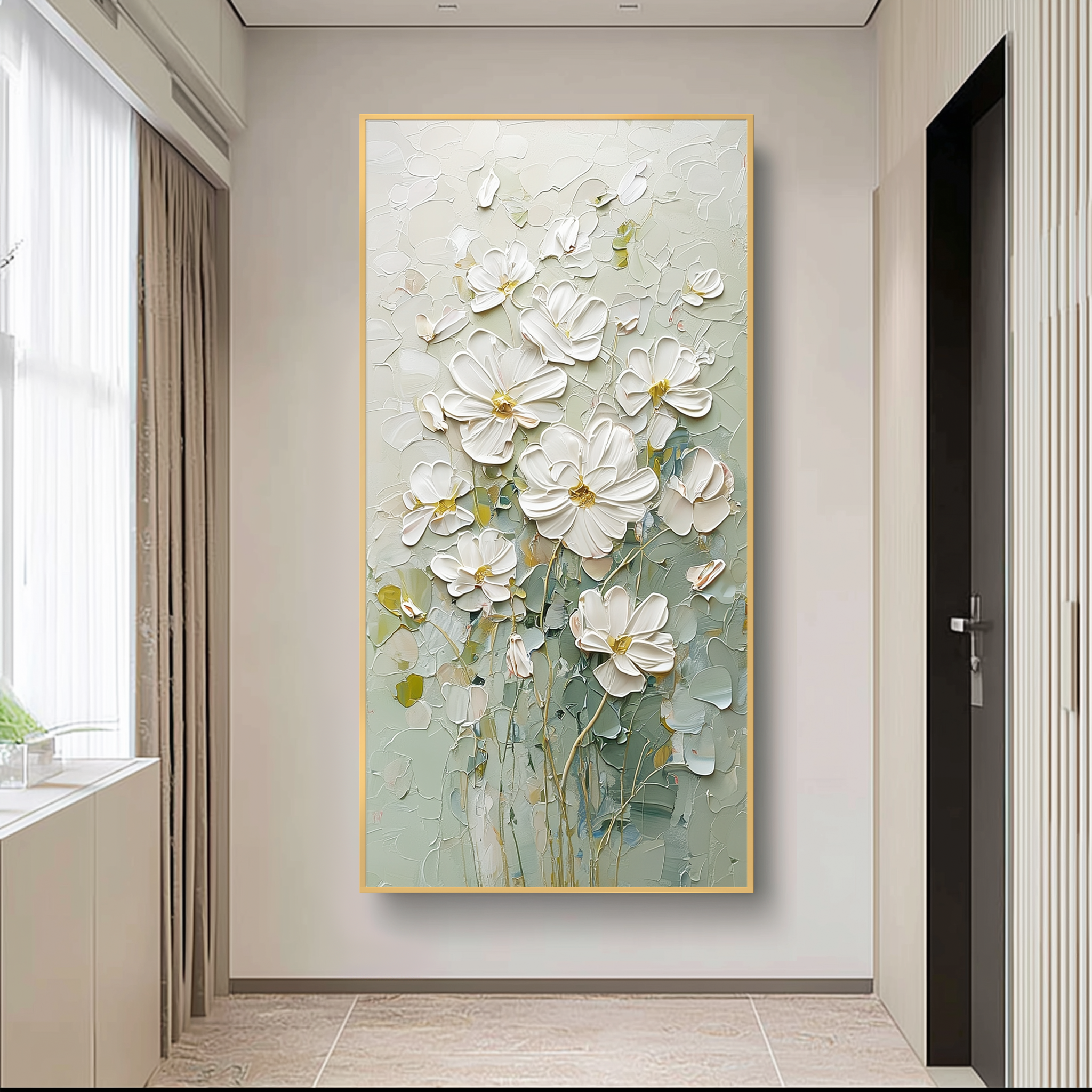 YIBIYIHUA | Creamy Style Flower Wall Art ราคา 4,319 บาท*ส่งฟรี