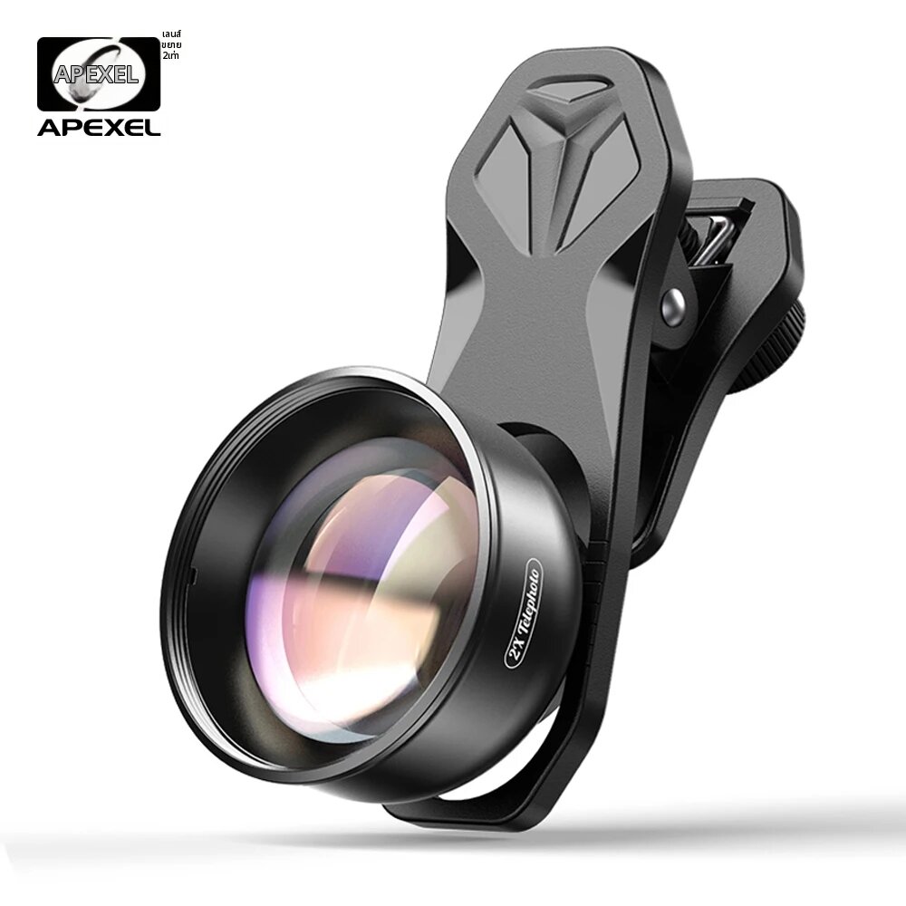 apexel | APEXEL 2X HD เลนส์กล้องโทรทรรศน์ professional ภาพ telephoto ซูม + CPL star filter สําหรับ iPhone Xiaomi สมาร์ทโฟนทั้งหมด drop-การจัดส่ง ราคา 392 บาท*ส่งฟรี
