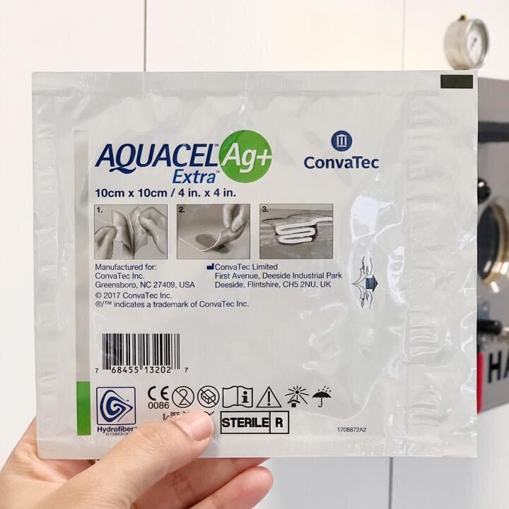 Aquacel Ag/อควาเซล ไฟเบอร์/แผ่นดูดซับแผล/แผ่นดูดซับแผลกดทับ