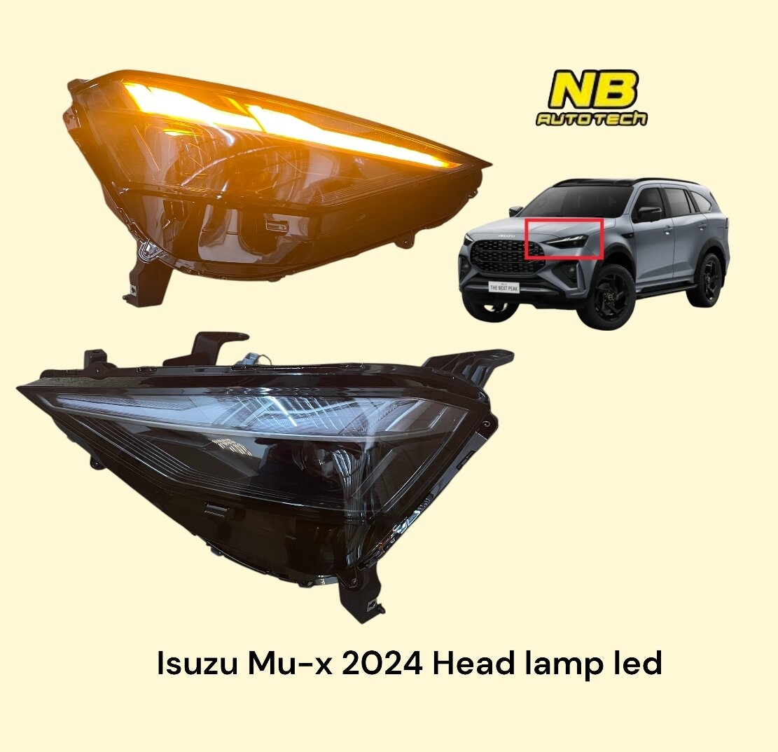Isuzu Mux Headlights, Year 2024 2025, Led Headlights, Low Beam, Running Turn Signal ราคา 16,500 บาท*ส่งฟรี