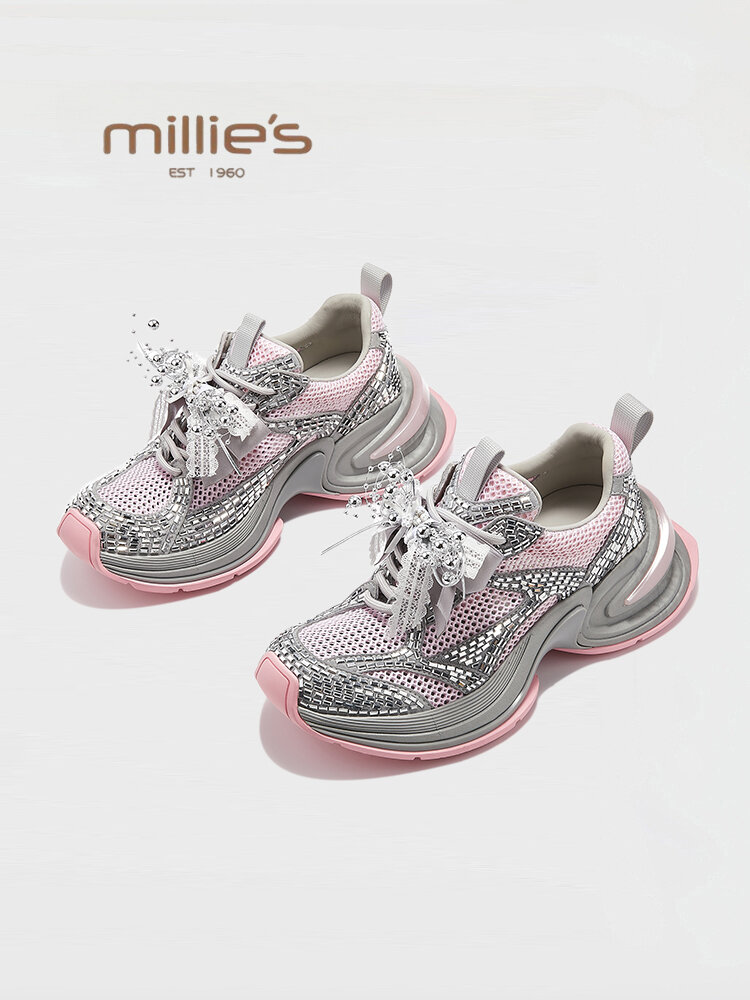 MILLIE'S | New Fashionable Comfortable Breathable Women Thick-soled Shoes ราคา 10,243 บาท*ส่งฟรี