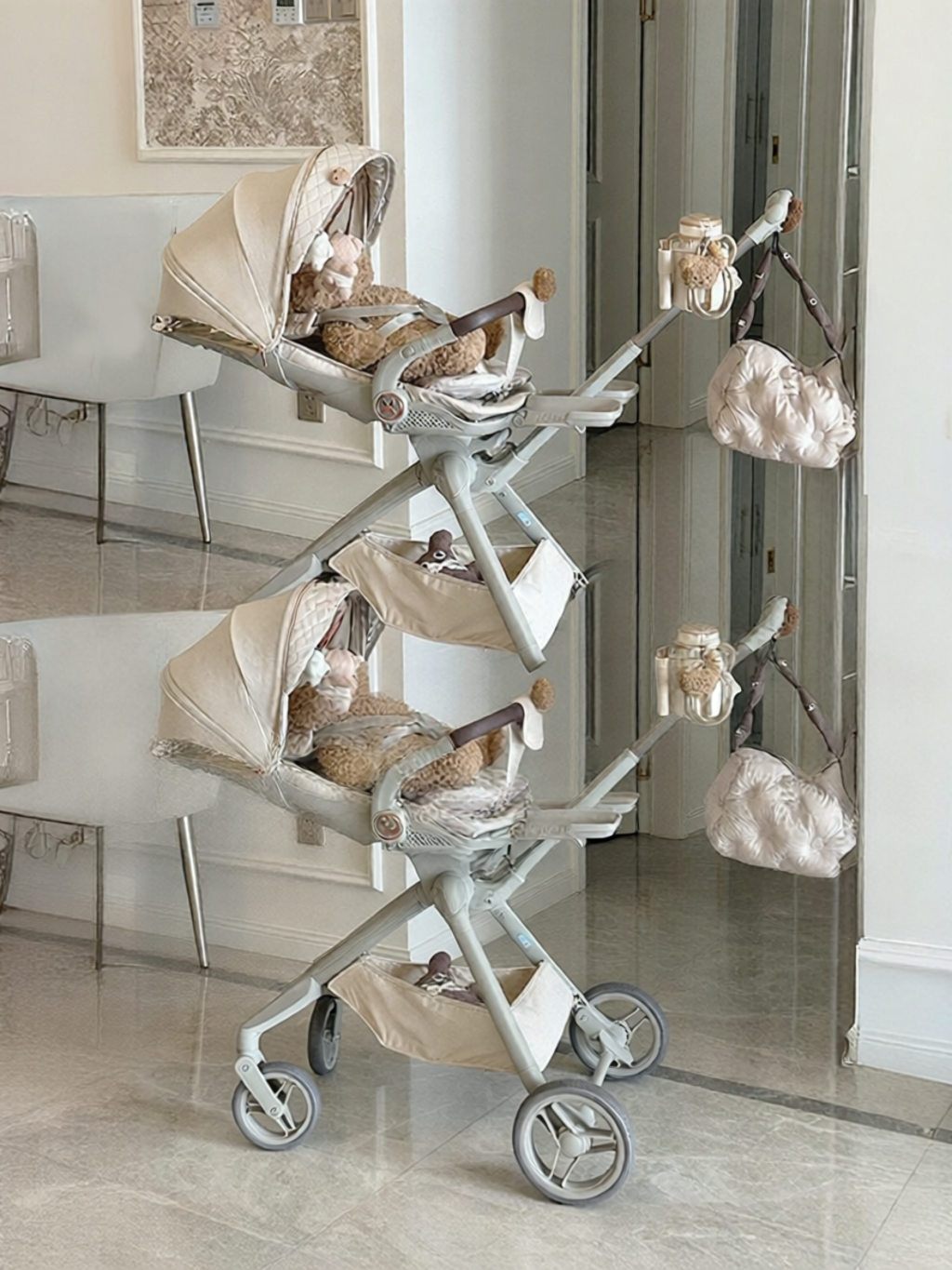 Hagaday | Portable High Landscape One-click Foldable Baby Stroller ราคา 18,295 บาท*ส่งฟรี