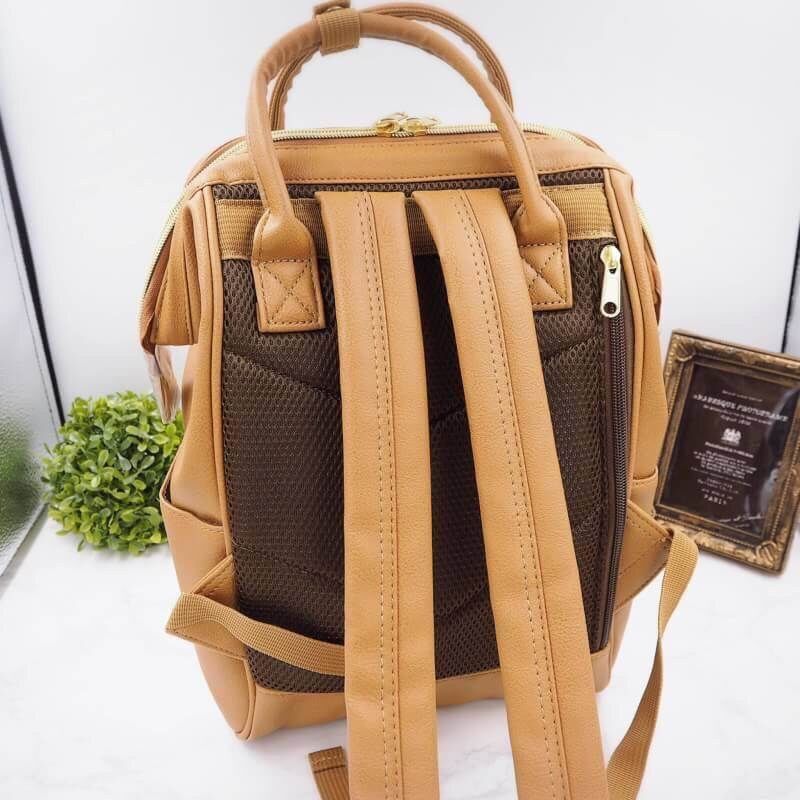 anello faux leather mini backpack camel interior Small - Chatelet (Camel) and built for everyday Vera Pelle Genuine Soft Italian