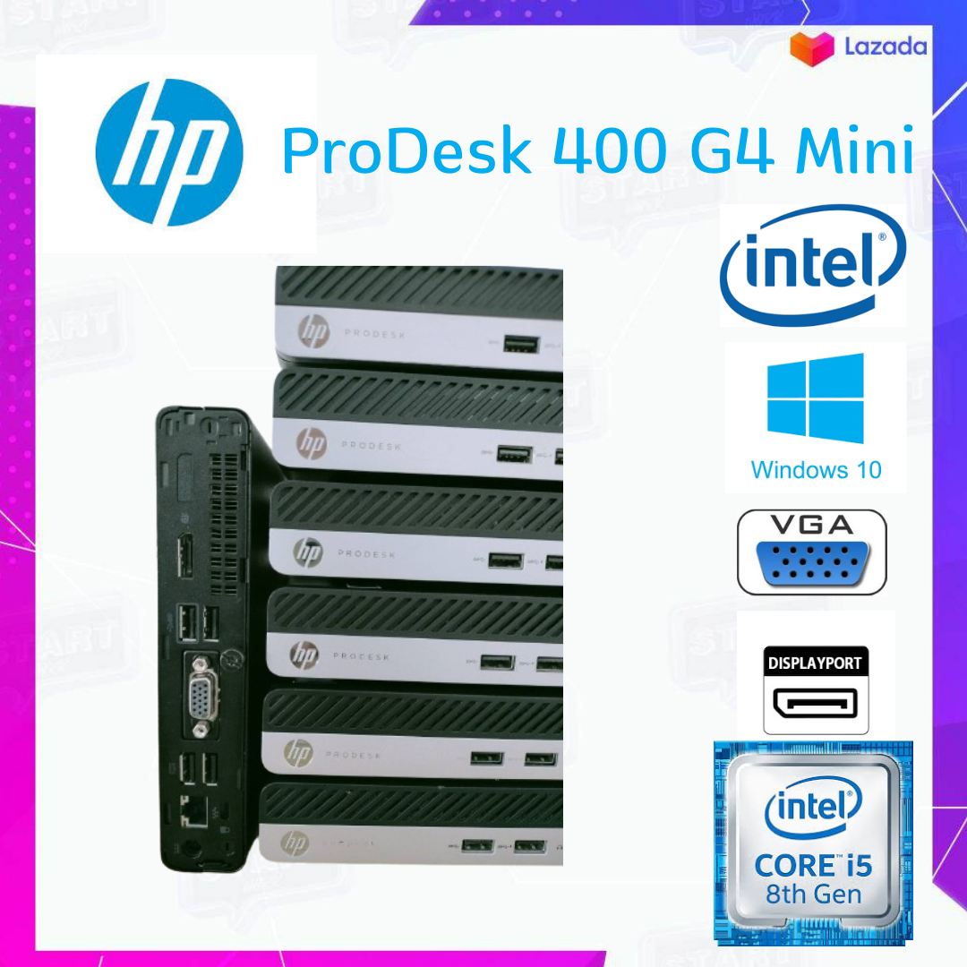 HP EliteDesk 400 G4 Mini PC Mini Számítógép, Intel Core I5-8500T, 16 GB Ddr4 500 Gb Ssd Windows 10 Pro 4cz90fa