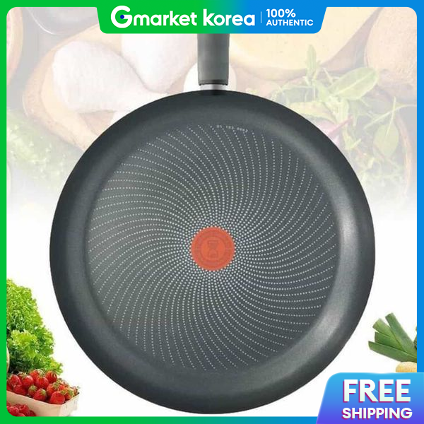 กระทะและหม้อทำครัวเคลือบกันติด Tefal แม่เหล็กไฟฟ้า 32 ซม. เคลือบไทเทเนียมด้ามจับสบาย ราคา 5,820 บาท*ส่งฟรี