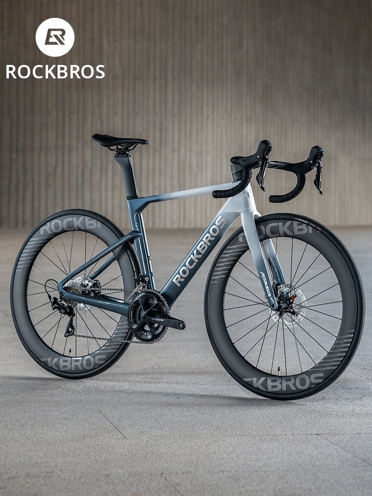 RockBros | Aerodynamic Competition Road Bike T700 Carbon Fiber Electronic Shifting Disc Brake ราคา 127,564 บาท*ส่งฟรี