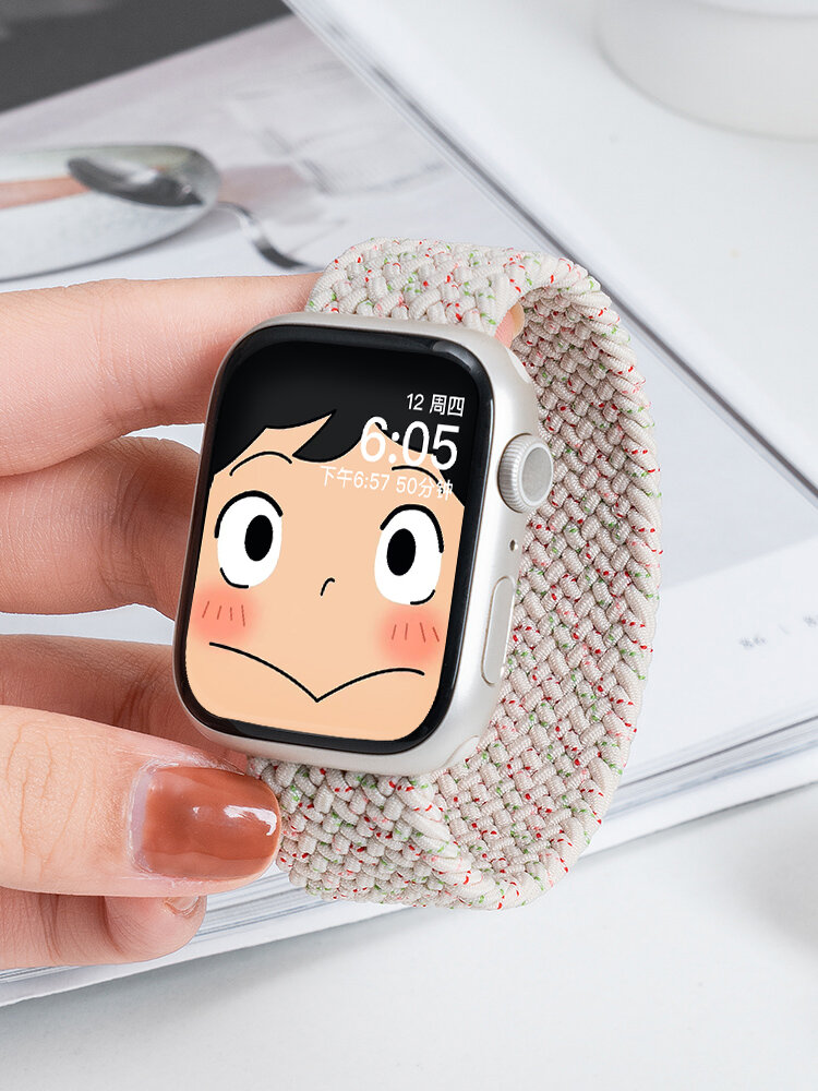 CRAFTSMAN DAI | Sporty Customized Creative Summer Weaving Nylon Apple Watch Band ราคา 207 บาท*ส่งฟรี
