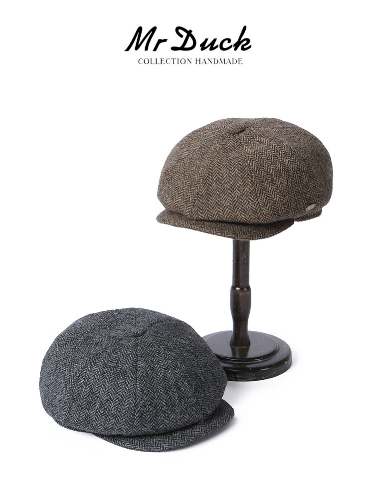 [Mr DUCK | Wool Newsboy Hat Multiple Wearing Ways,Mr DUCK | Wool Newsboy Hat Multiple Wearing Ways,] ราคา 2,806 บาท*ส่งฟรี
