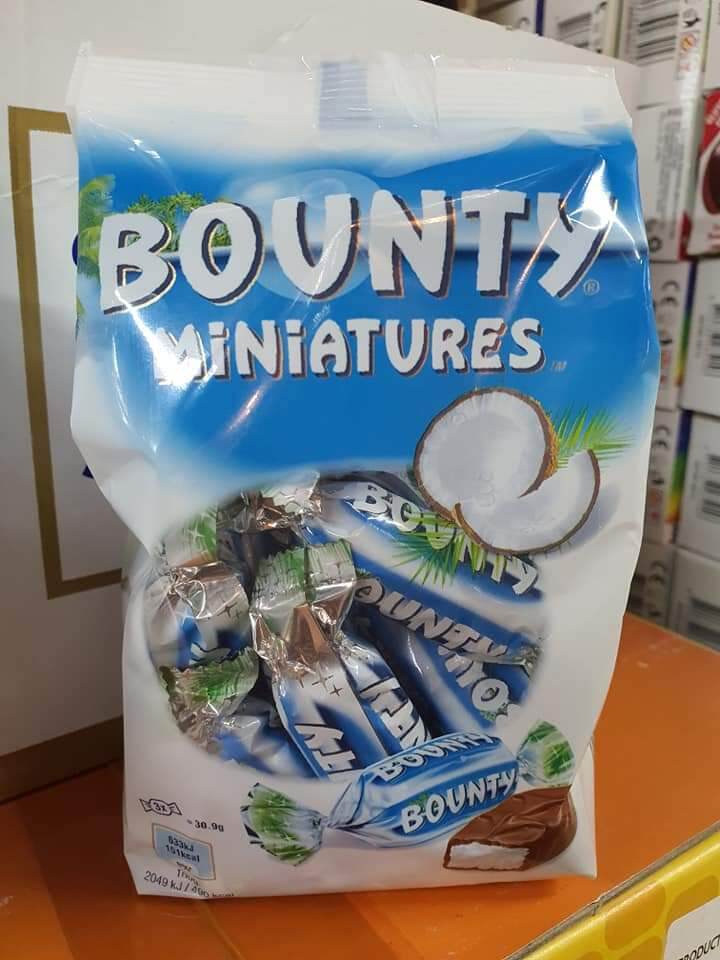 Chocolate Bounty ช็อคโกแลตสอดไส้เนื้อมะพร้าวแบบฉุ่มฉ่ำ ขนาดถุงเล็ก