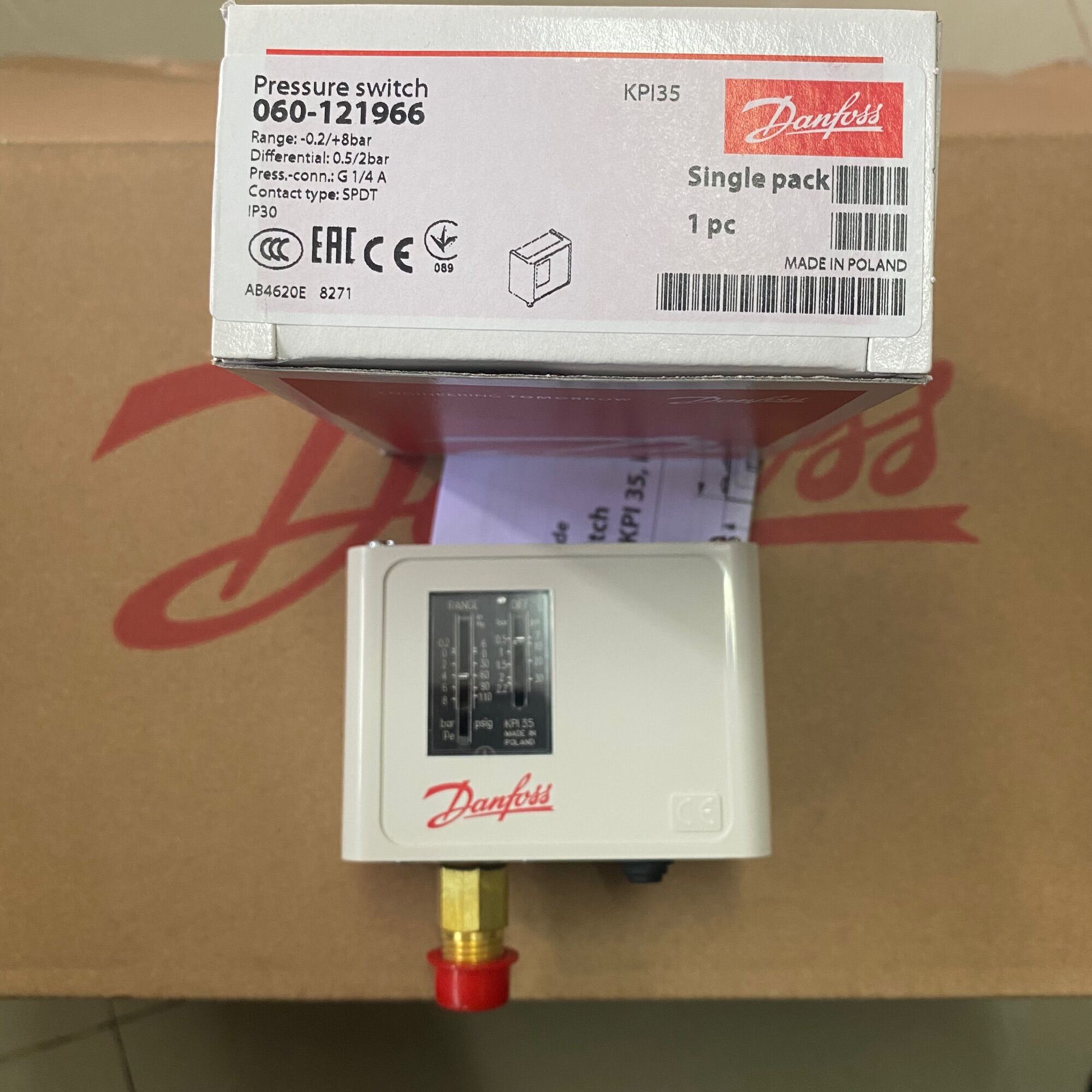 Danfoss Pressure switch KPI35 0601219 060121966 Lazada.co.th