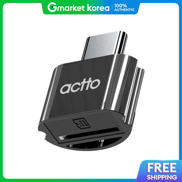 Actto | Usb-C Otg 2Tb Supported Mini Tf Card Reader Crd-45 for Dashcams, Ipads, Galaxy Tabs, Book 3, ราคา 286 บาท*ส่งฟรี