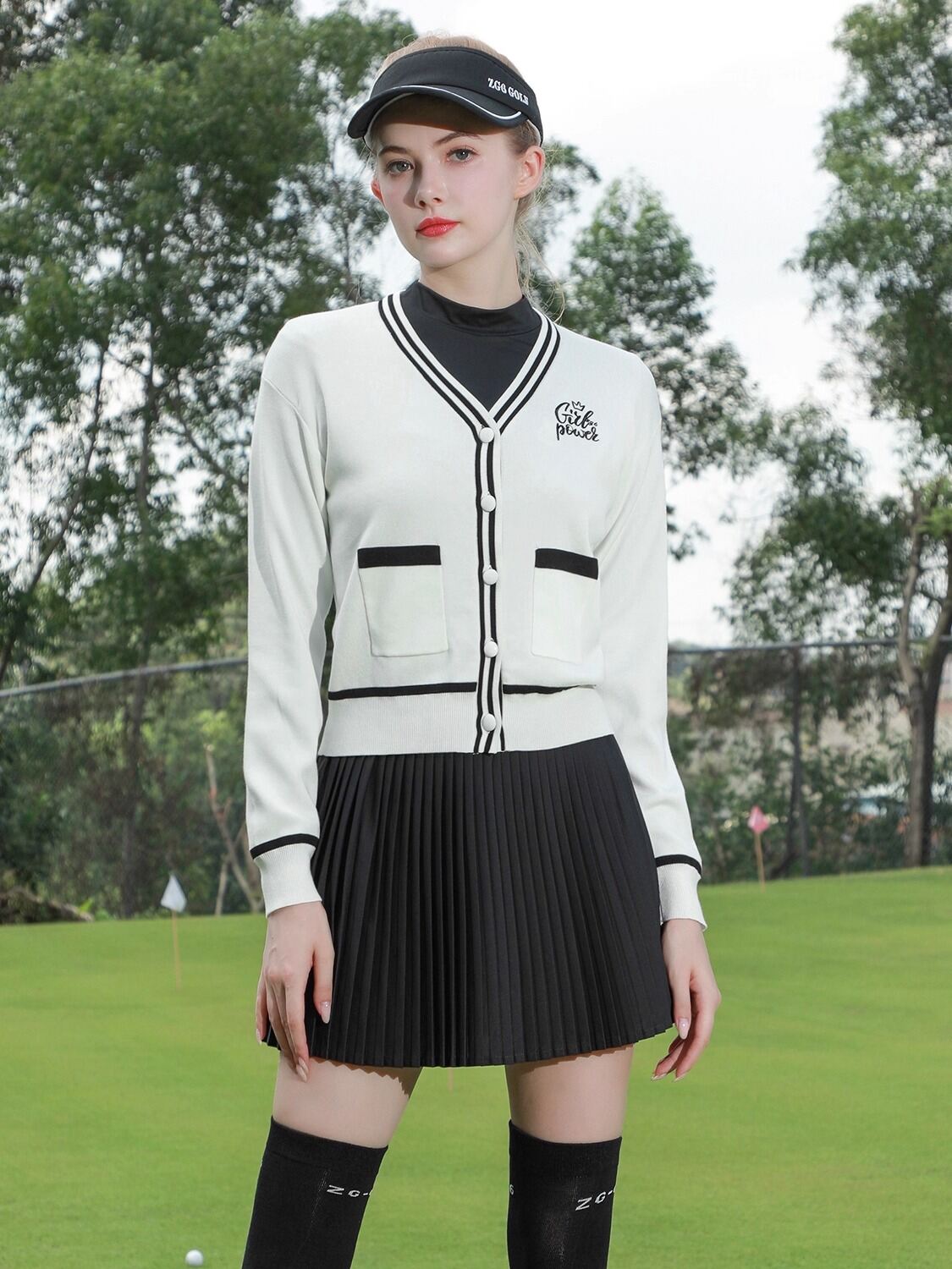 เสื้อผ้าแฟชั่นสตรี ZG-6 ซีจี-6 | ฤดูใบไม้ร่วงฤดูหนาวผู้หญิงเสื้อถักเสื้อสเวตเตอร์ถักสีขาว Tencel Blend ราคา 2,467 บาท*ส่งฟรี