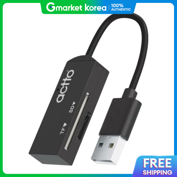 Actto | USB 2.0 Pixel Memory Card Reader Crd-19 ราคา 321 บาท*ส่งฟรี
