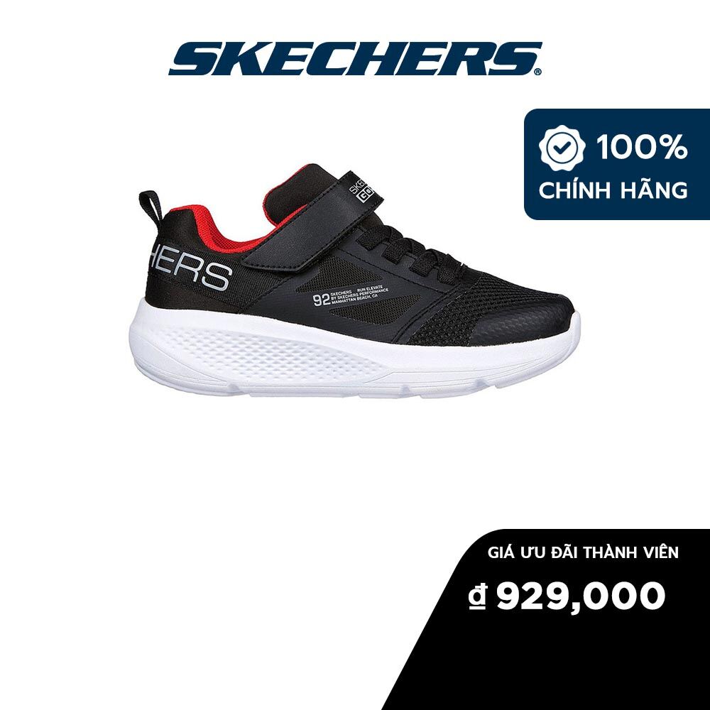 Skechers bé trai giày thể thao thường ngày gorun elevate air-cooled goga mat - 403982l-bkrd