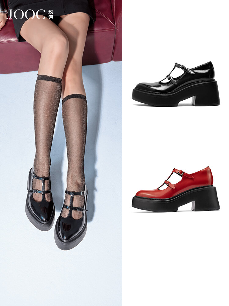 [JOOC | Women's 2025 Autumn New Style Retro High Heels Black,JOOC | Women's 2025 Autumn New Style Retro High Heels Black,] ราคา 8,422 บาท*ส่งฟรี