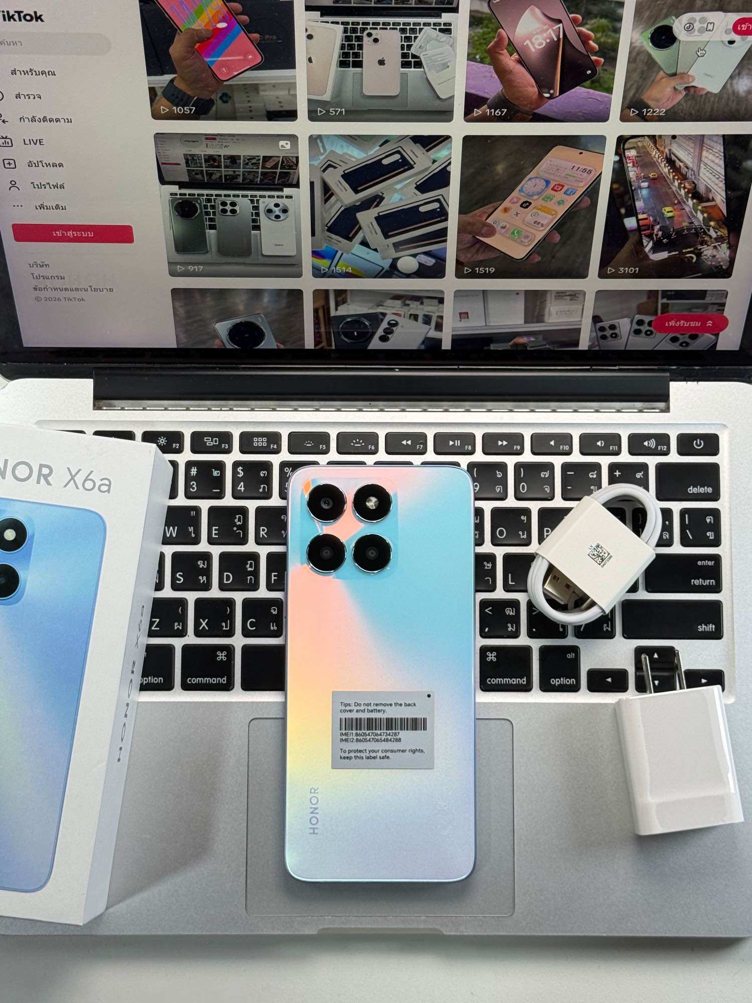 Honor X6A 4/128 ราคา 2,900 บาท*ส่งฟรี