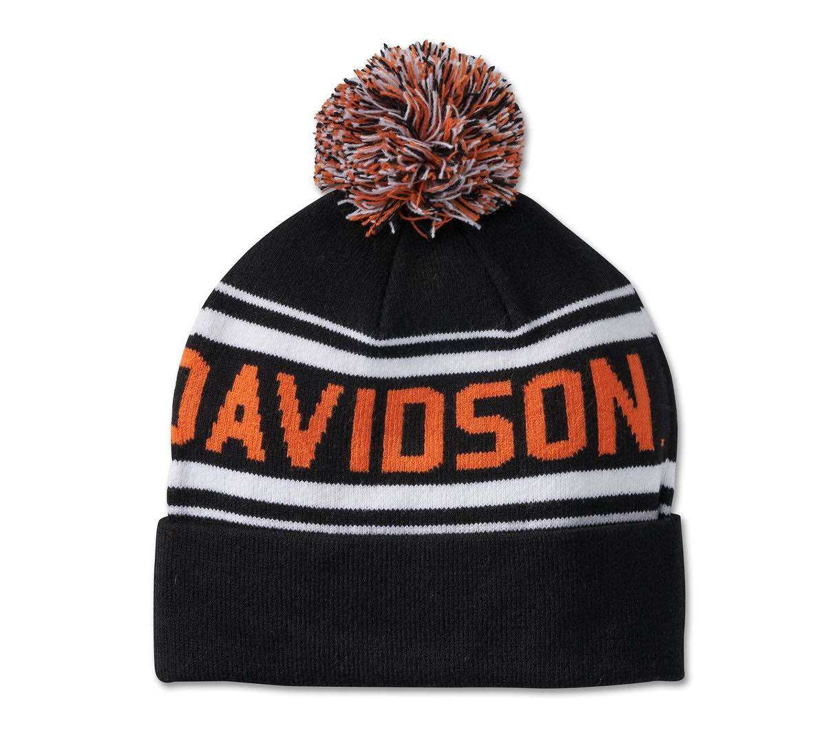 หมวกไหมพรหม Harley-Davidson Men's Combustion Pom Beanie 97656-24VM ราคา 1,350 บาท*ส่งฟรี