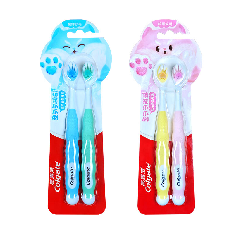 Colgate | แปรงสีฟันสำหรับเด็กขนนุ่ม ขนหนาป้องกันฟันผุ