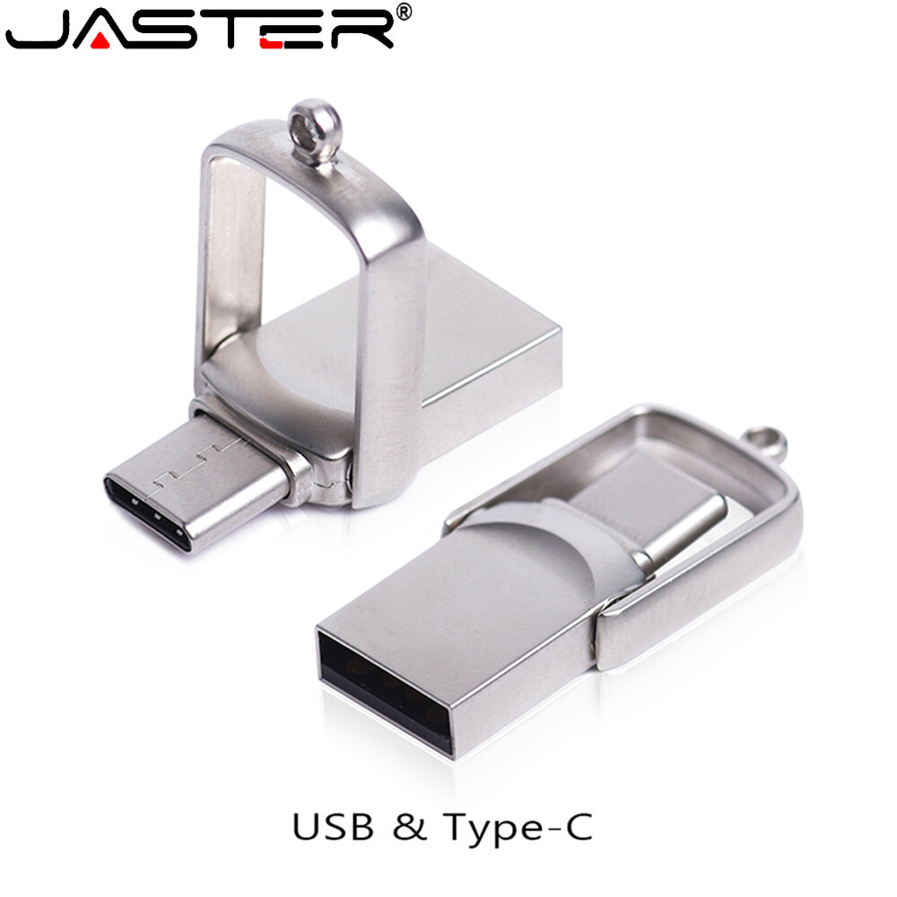 jaster | แฟลชไดรฟ์ JASTER TYPE-C OTC สำหรับธุรกิจ ของขวัญ ความจุ 128GB ขนาดเล็ก วัสดุโลหะ ความจุ 64GB ความเร็วสูง แฟลชไดรฟ์แบบปากกา ความจุ 32GB สีเงิน USB-C ความจุ 16G 8G ราคา 243 บาท*ส่งฟรี