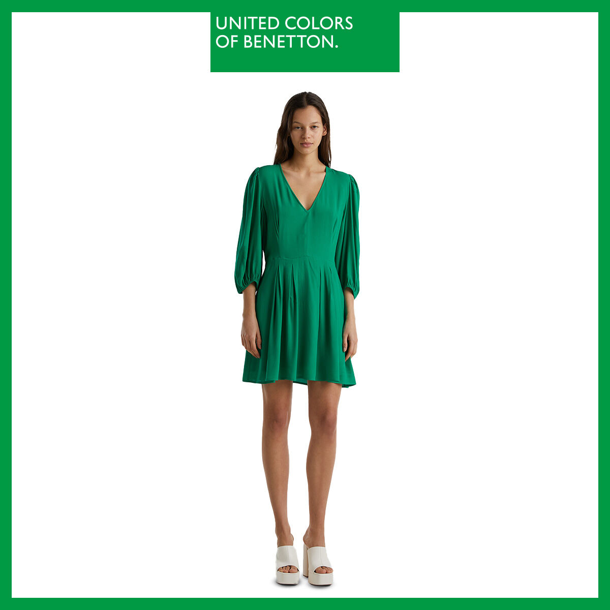 Benetton women DRESS 4H3TDV05J ราคา 2,609 บาท*ส่งฟรี
