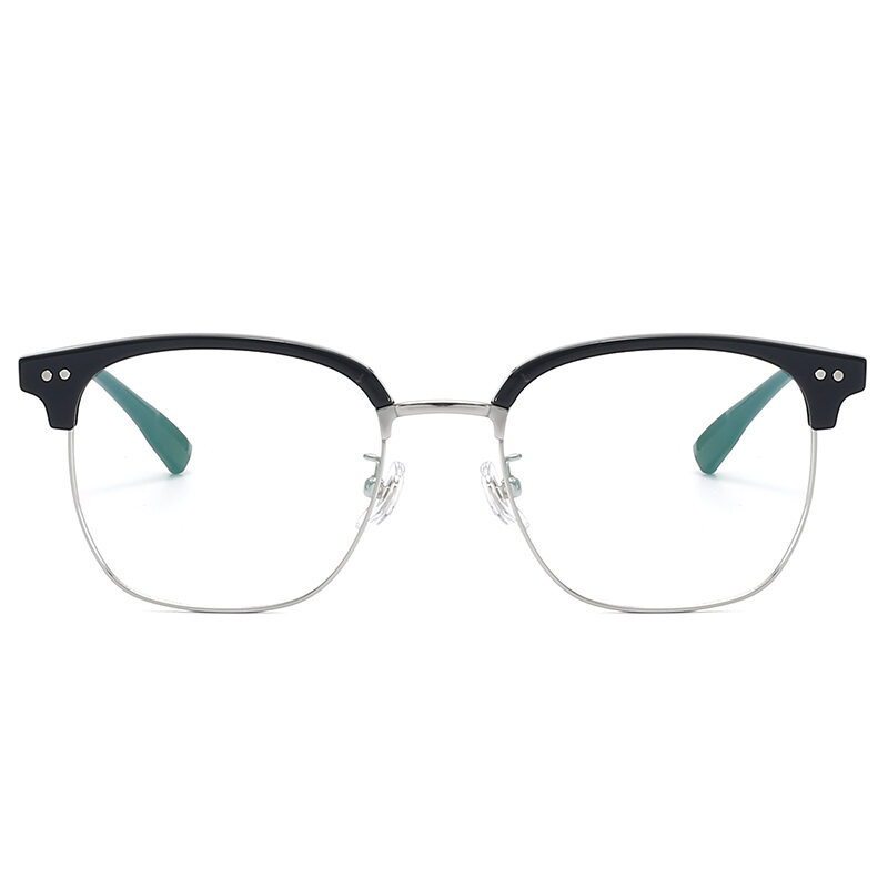 OVOVO yuanxiang | Ultra-light Titanium Stylish Semi-rim Glasses ราคา 577 บาท*ส่งฟรี