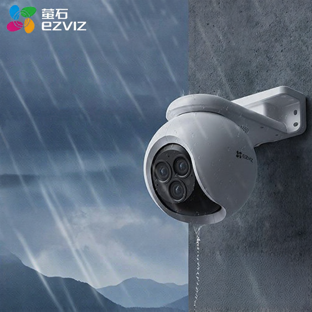 EZVIZ | Outdoor Three-camera Zoom 4G No-flow Surveillance Camera ราคา 9,060 บาท*ส่งฟรี