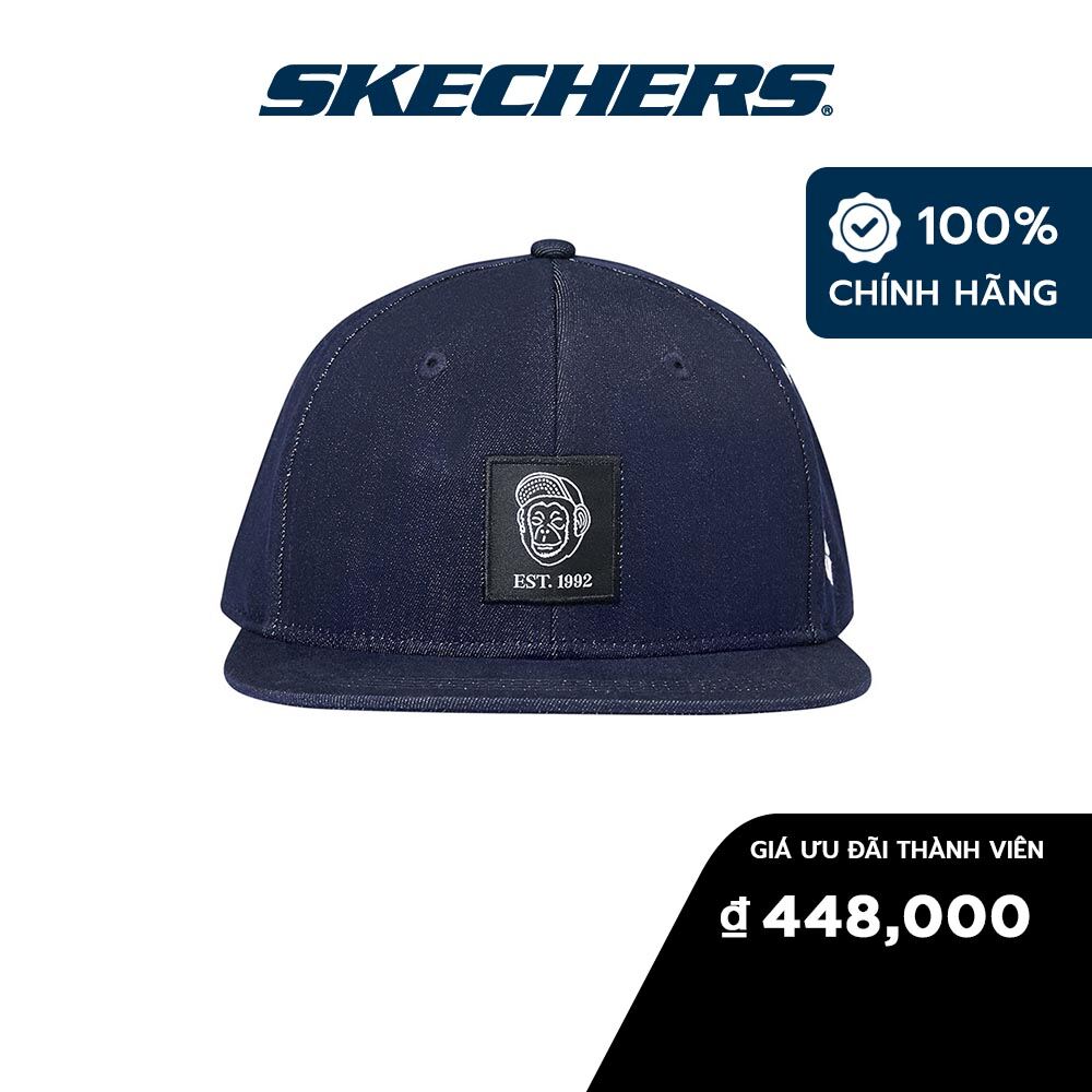 Skechers unisex nón lưỡi trai, mũ bóng chày thường ngày laughing animal - l223u023-02mz