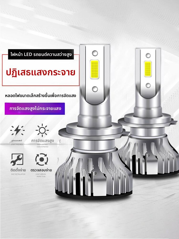 CANTE | LED Headlights for Nissan March 2010-2015 Bi-Beam Upgrade Bright Bulbs ราคา 286 บาท*ส่งฟรี