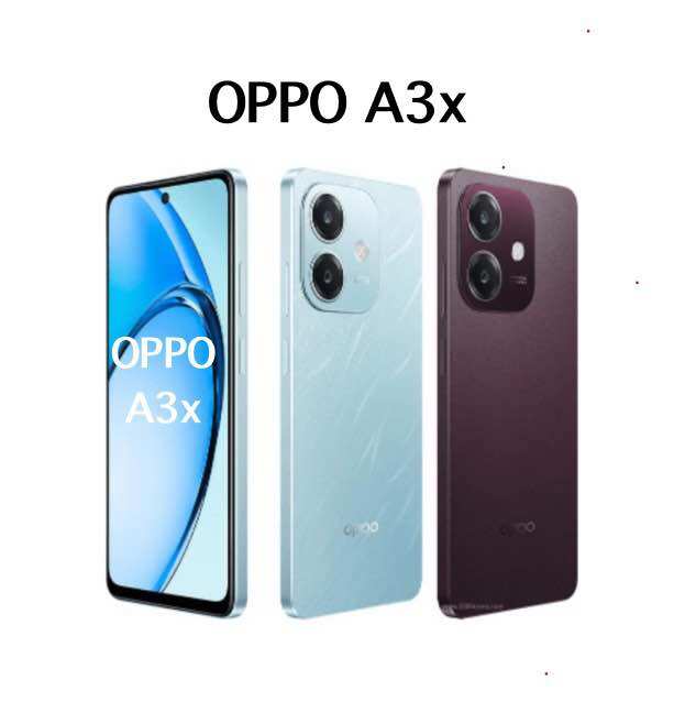 Oppo A3X Ram4/6Gb/Rom64/128Gb Genuine New Product, Thai Center, Clearance Stock Products Ready for Delivery ราคา 2,999 บาท*ส่งฟรี