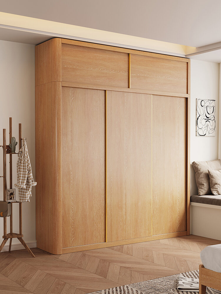 HAISHANGYUNJU | Maternity-friendly Vintage Sliding Door Wardrobe ราคา 44,925 บาท*ส่งฟรี