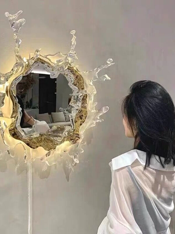 SHANGPINYUN | French Style Decorative Wall Mirror Light ราคา 4,086 บาท*ส่งฟรี