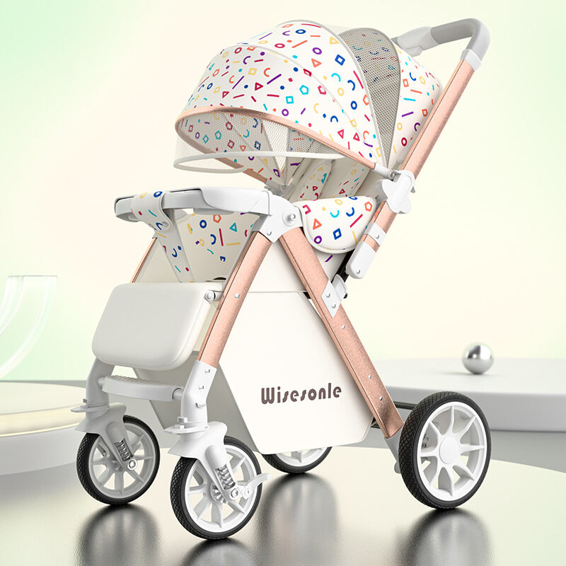 BONINGYU | Reversible Adjustable High-View Stroller Lightweight Foldable